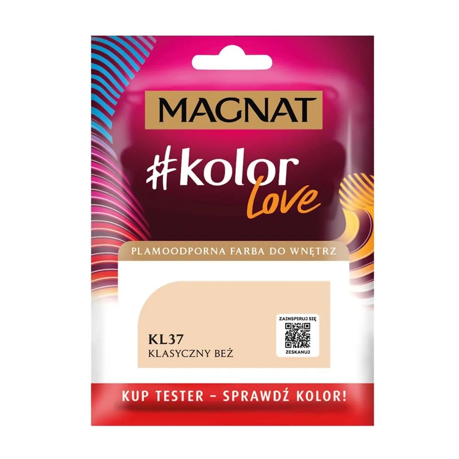 Tester farby Magnat KolorLove klasyczny beż - 25 ml