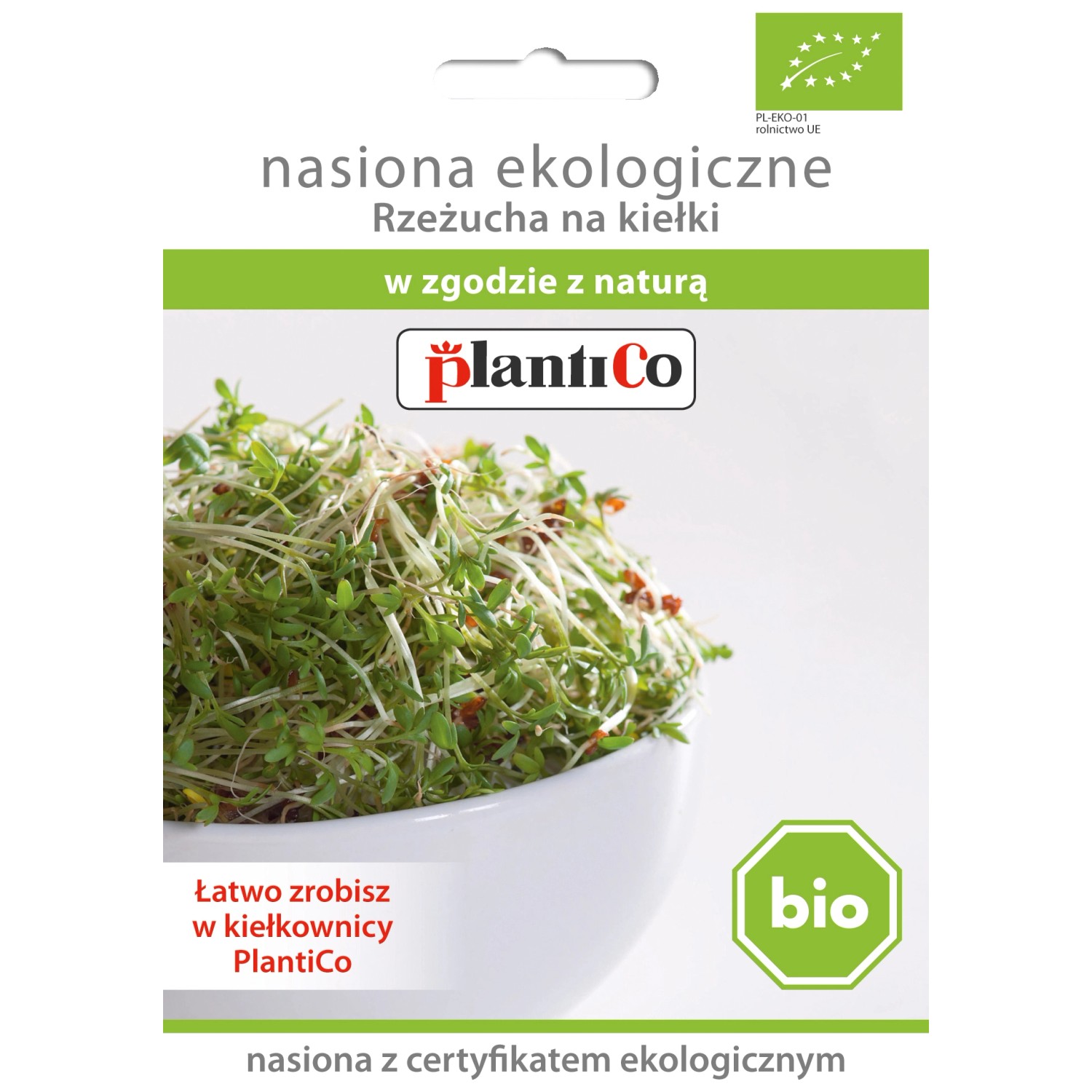 Nasiona na kiełki Rzeżucha BIO 30g