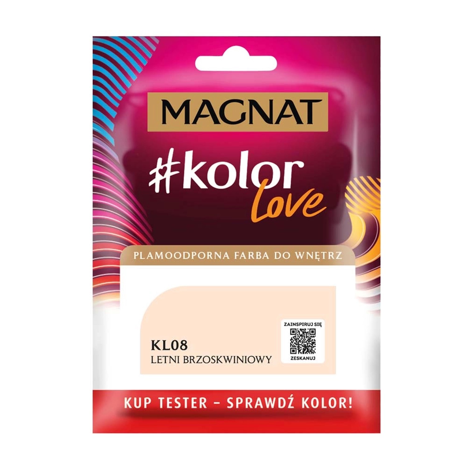 Tester farby Magnat KolorLove letni brzoskwiniowy - 25 ml