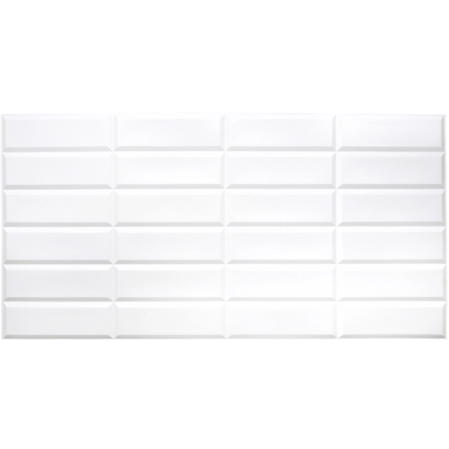 Polami Kafel dekoracyjny PVC White stitch 48x96 cm