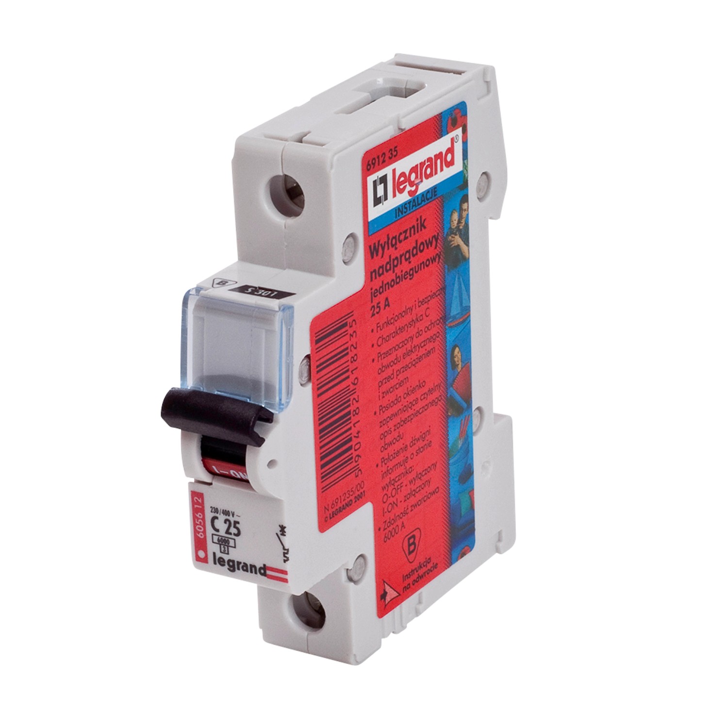 Legrand Wyłącznik nadprądowy S-301 C25A