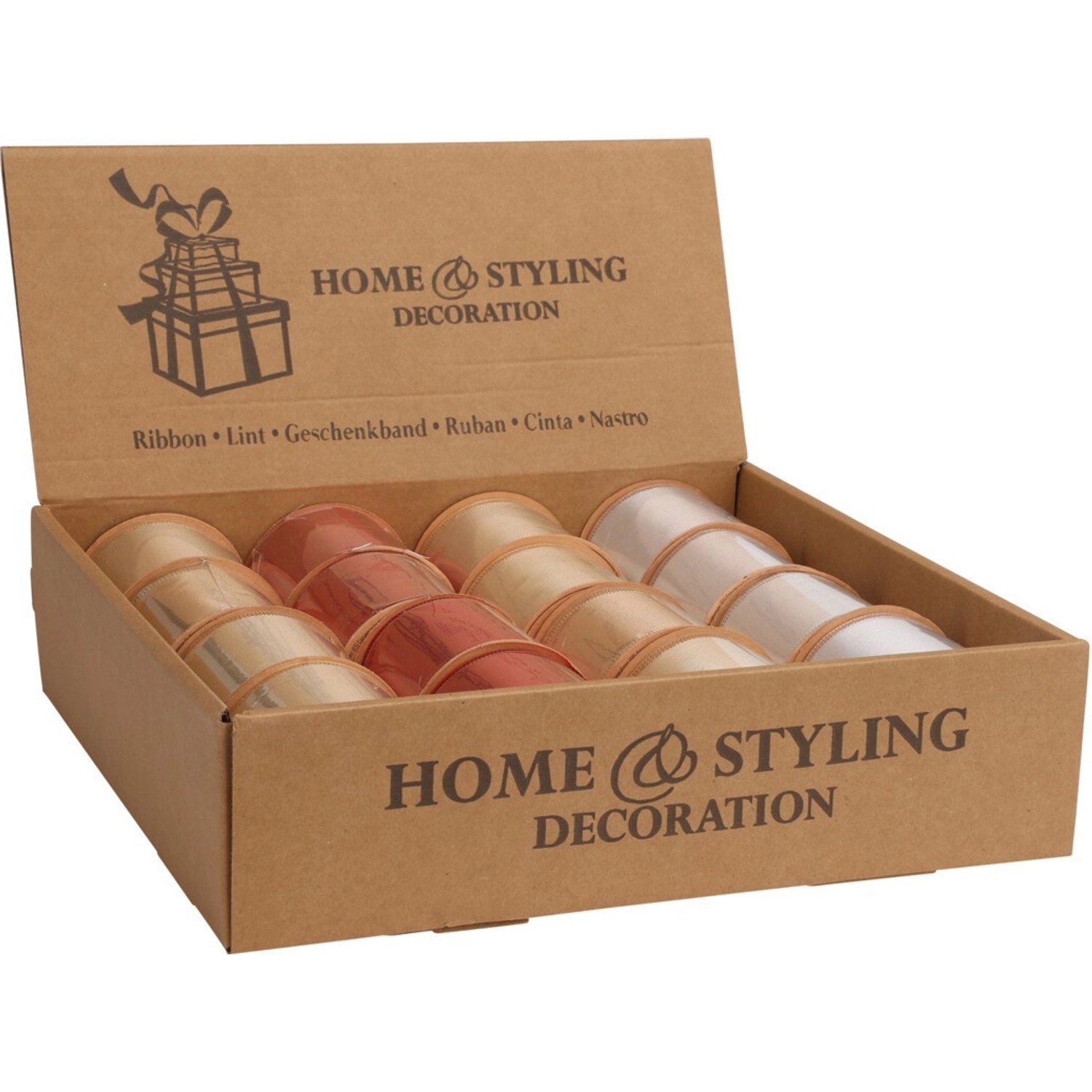 Wstążka dekoracyjna, mix - 6,3x270 cm