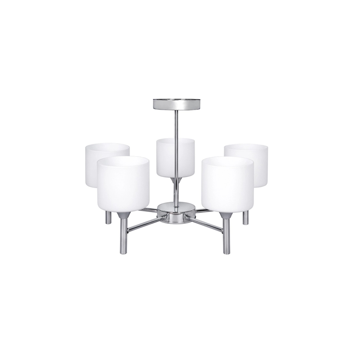 ActiveJet Lampa wisząca AJE-MIRA stal nikiel 5xE27