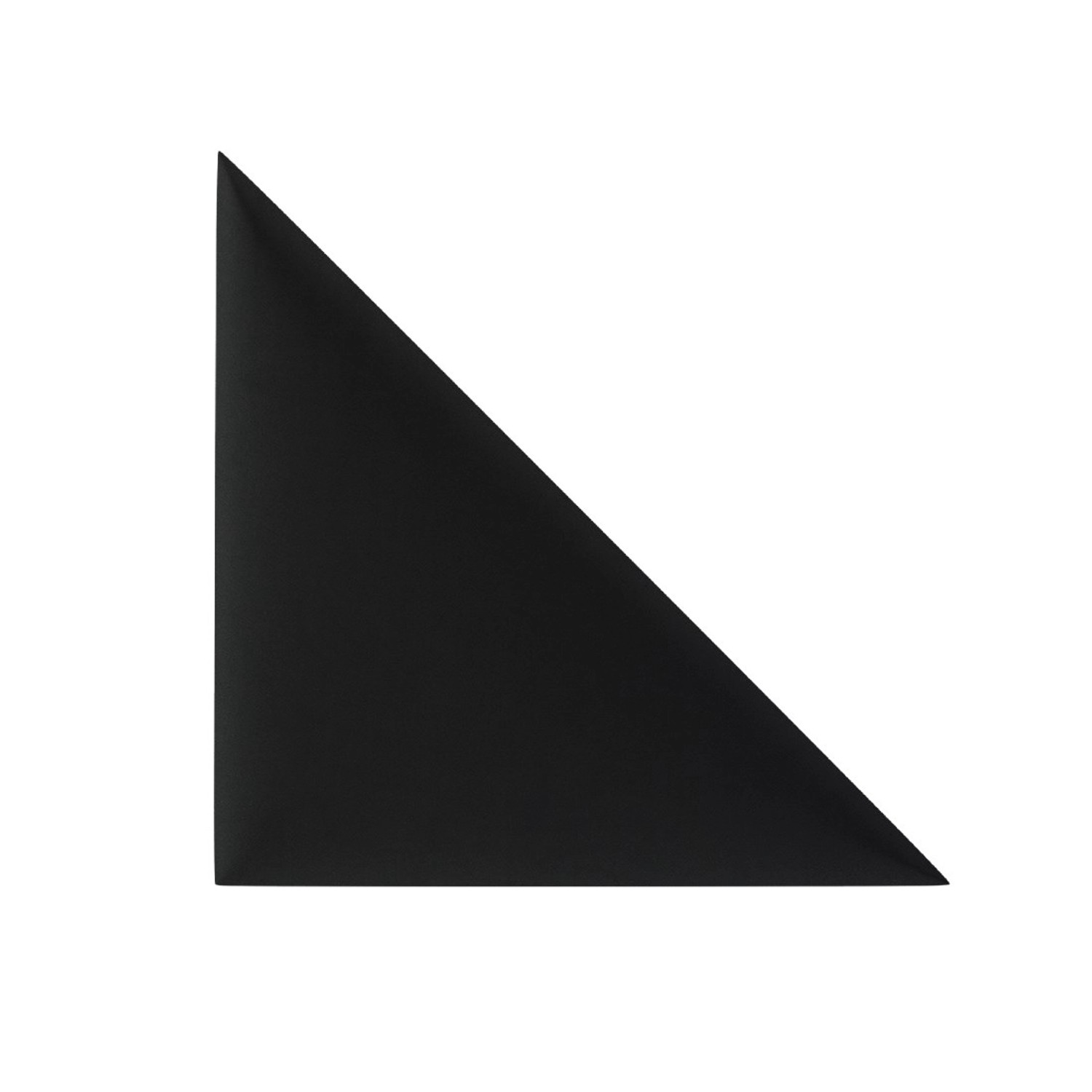 Panel tapicerowany SIMPLE trójkąt czarny 30 cm x 30 cm komplet 2 szt.