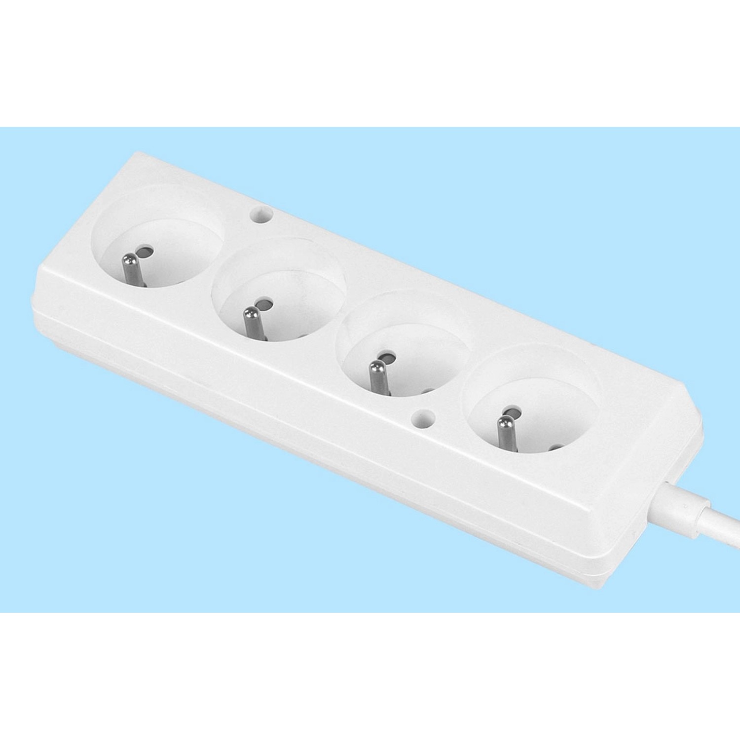 Jonex Przedłużacz listwowy 4-gniazdkowy 5 m biały