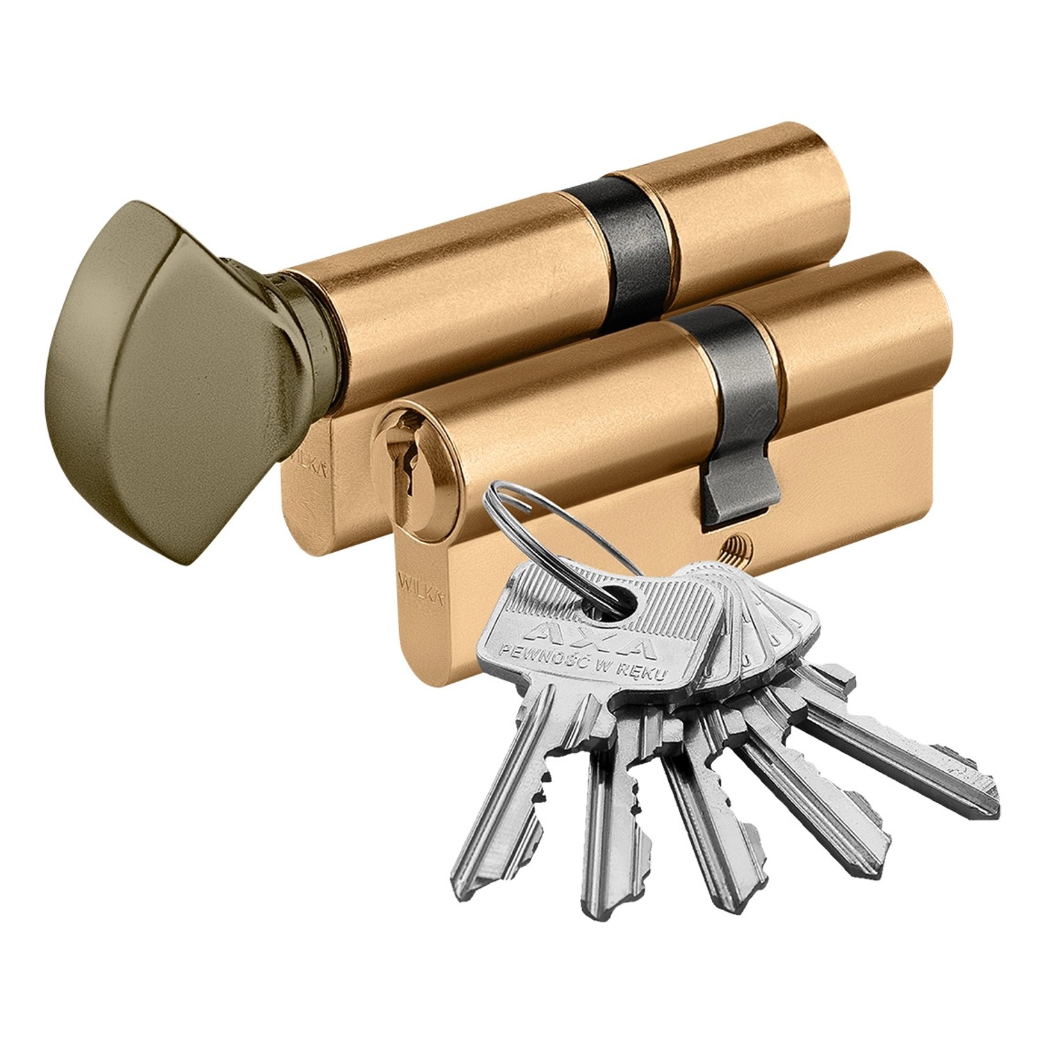 Wkładka AXA 40/55+40/55G stare złoto