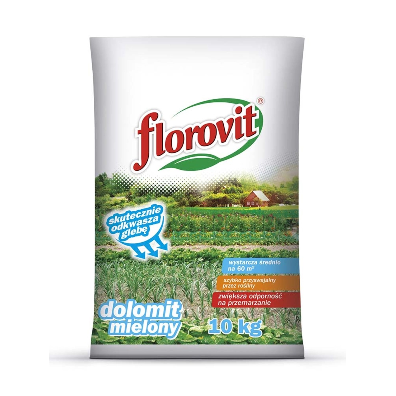 Florovit Dolomit mielony 10 kg.
