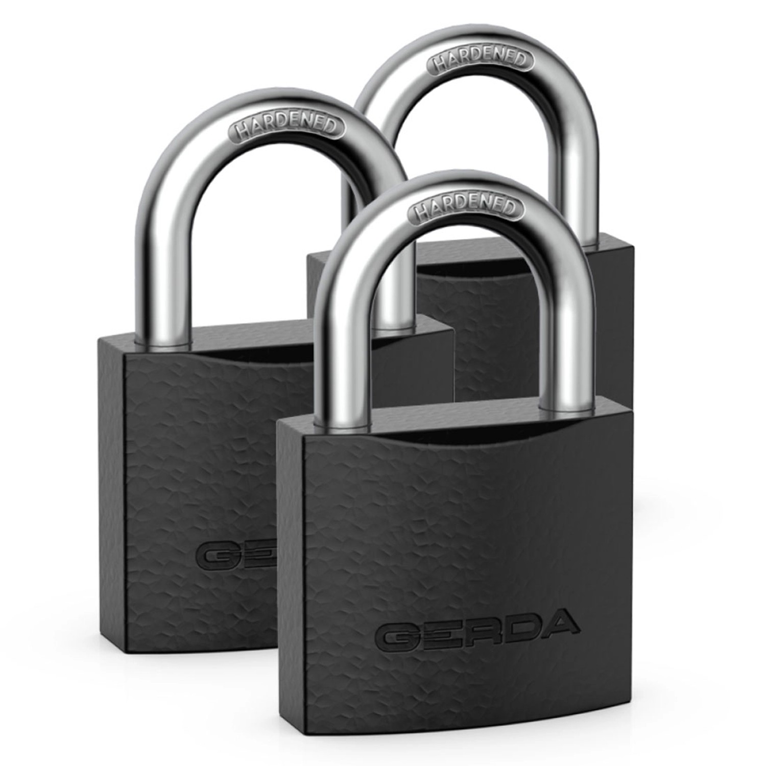 Gerda Zestaw kłódek żeliwnych 40 mm 3 szt.