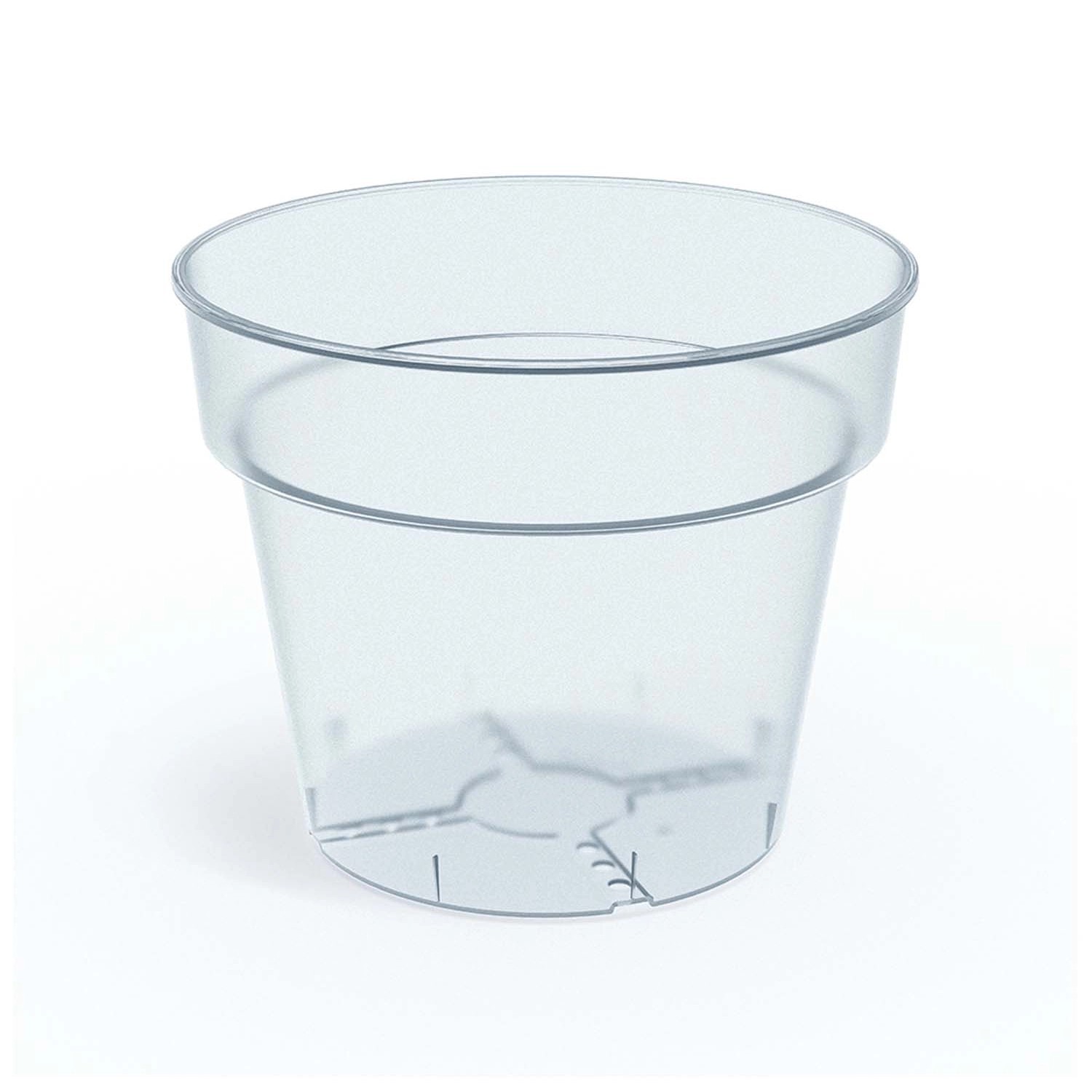 Doniczka Planti przeźroczysta - 19 cm