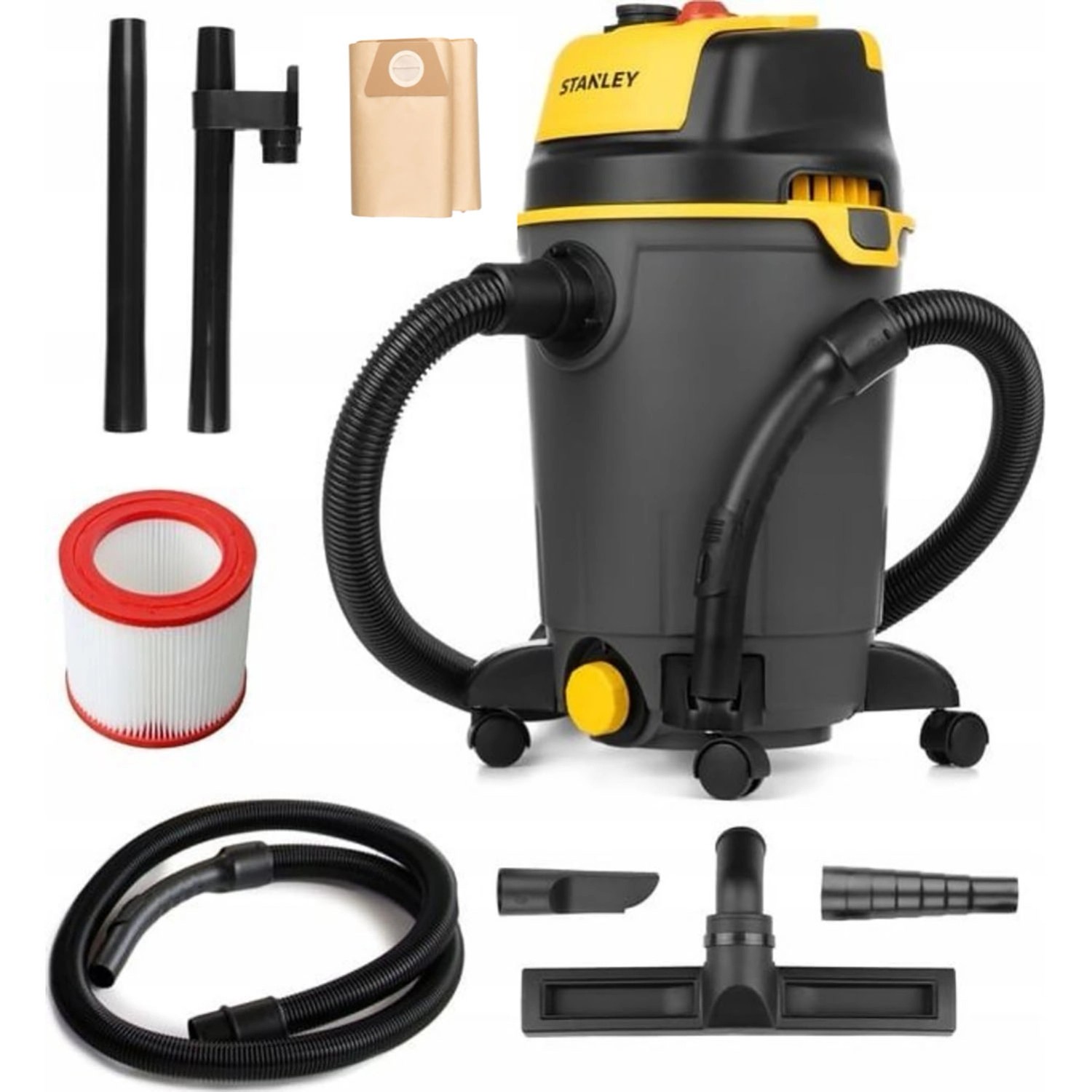 Stanley Odkurzacz do pracy na sucho i na mokro SXVC25PTDE 1200W 25L