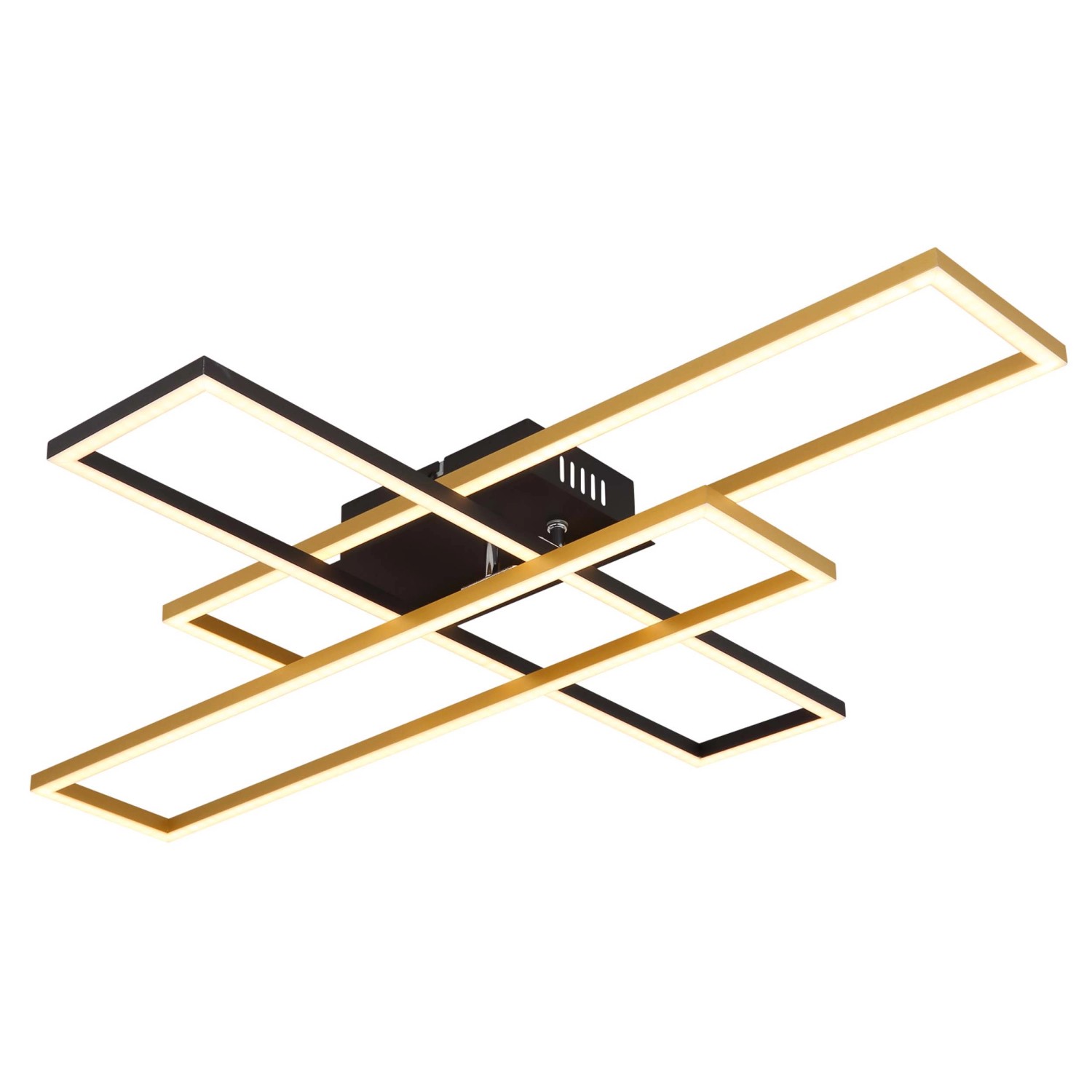 Globo Plafon LED DAKARI 40W 3000K 1650lm czarno-złoty