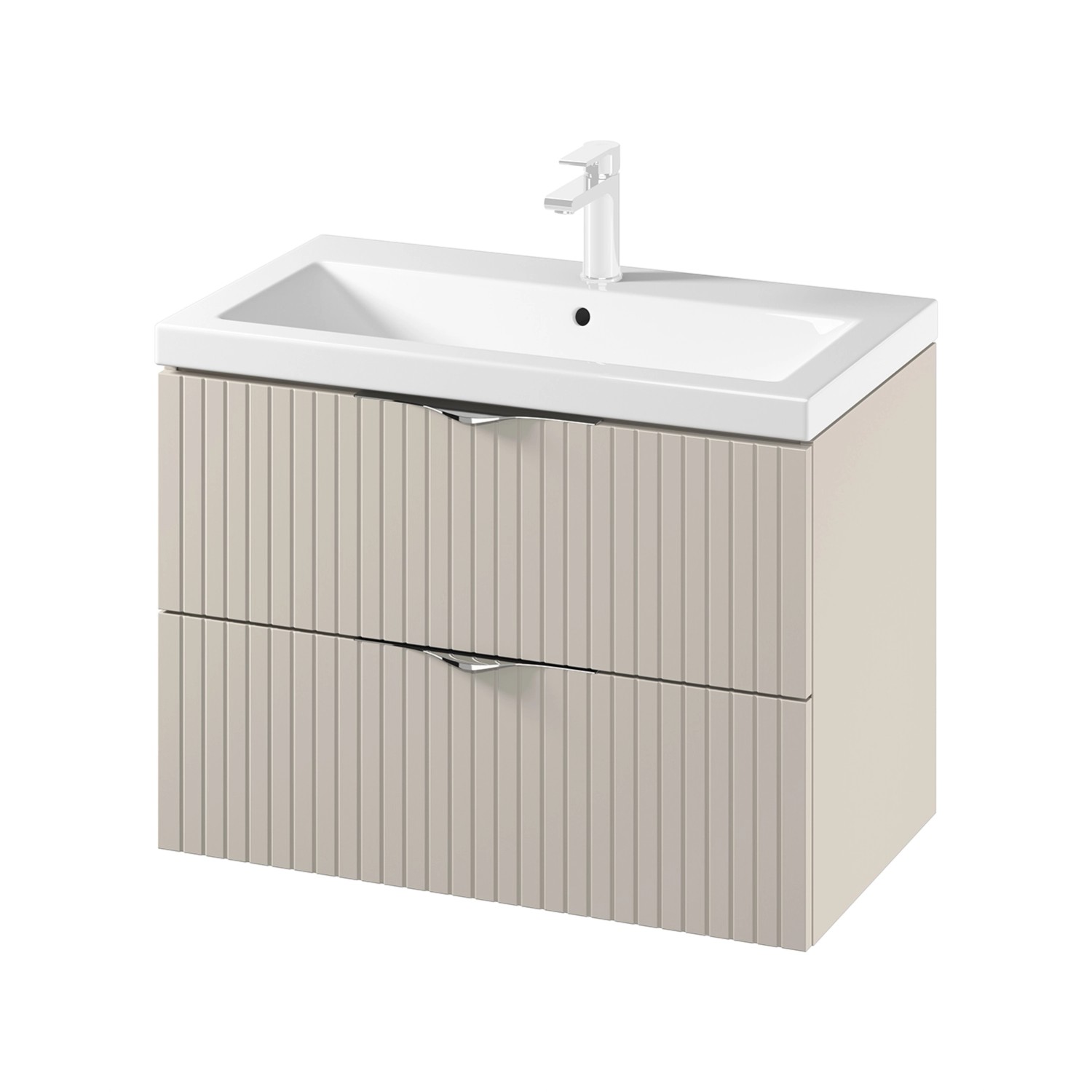 Cersanit Zestaw Tirso szafka + umywalka 80 kaszmir