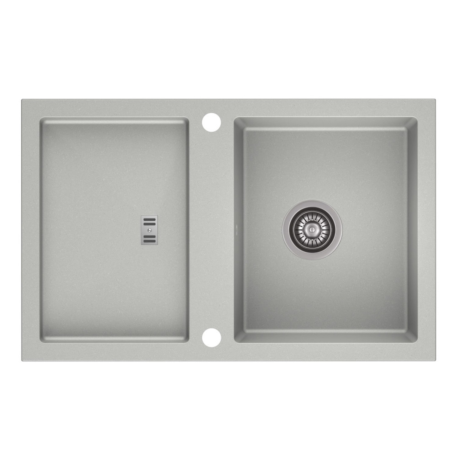 Zlewozmywak Slide 4 1-kom. szary 79x50 cm