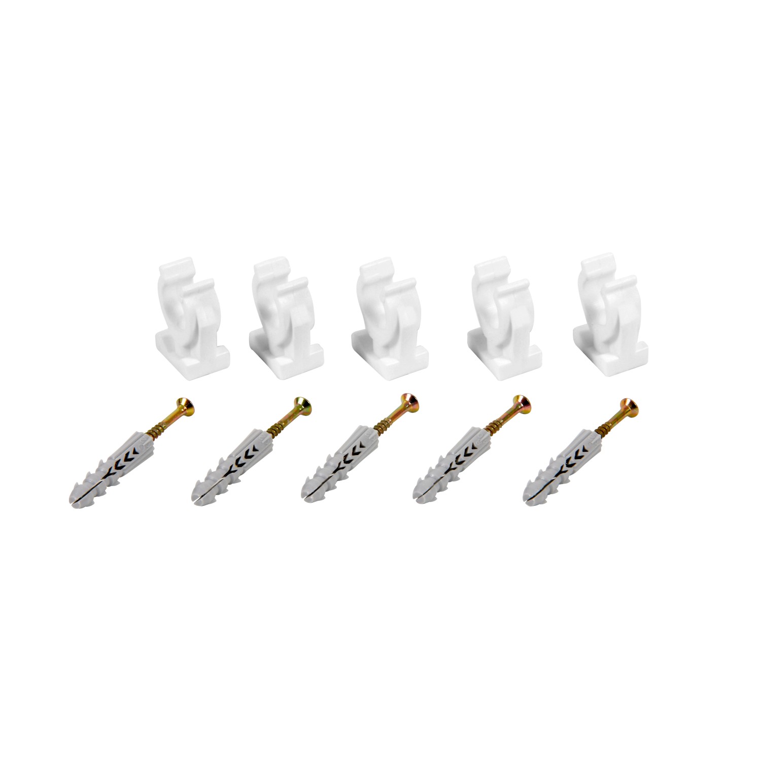 Uchwyt pojedyńczy ze śrubą i kołkiem 35 mm