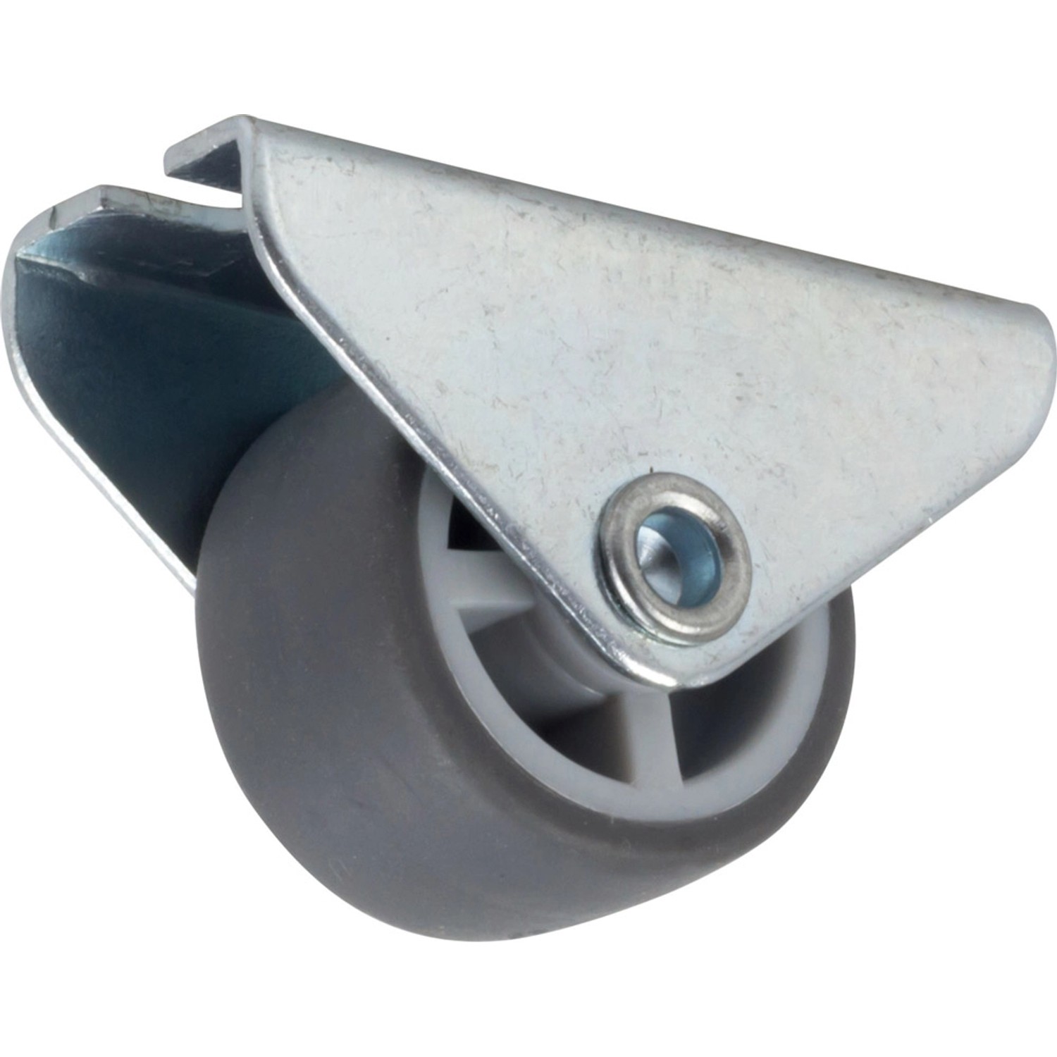 Domino Koło z płytką stałą 30mm 15kg guma