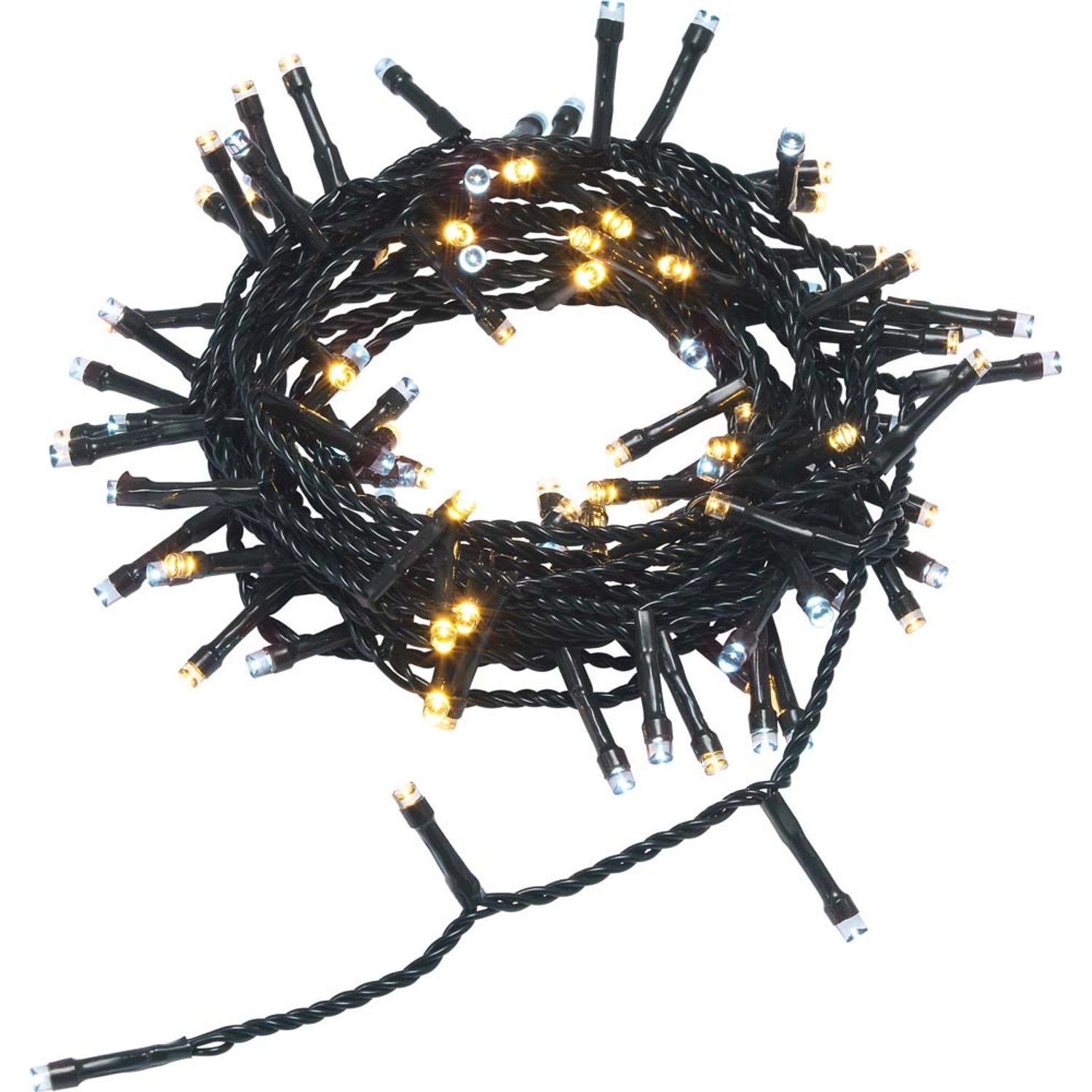 Lampki wew./zewn. 100 LED ciepły/zimny biały