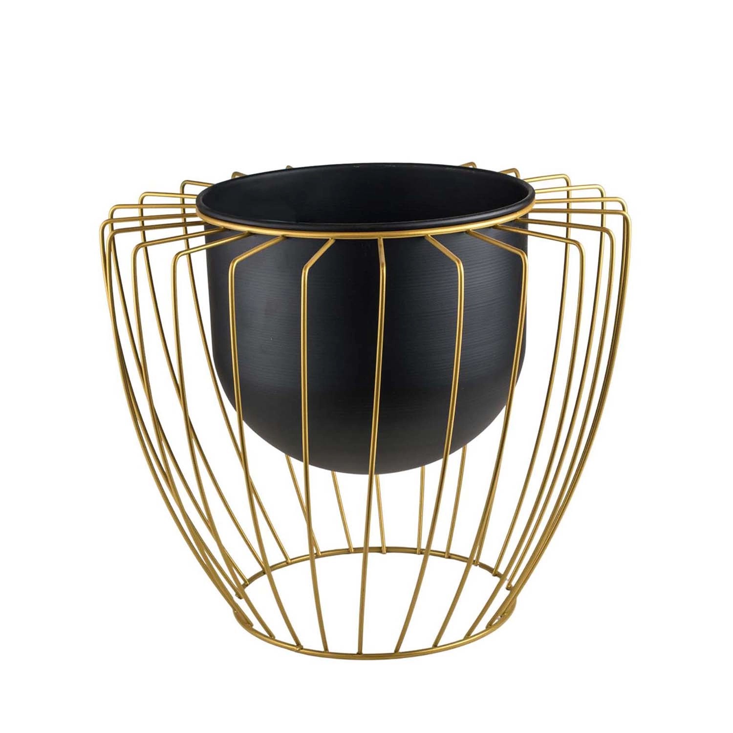 Direct H&G Osłonka Swen L czarno-złota - 22 x 30,5 cm