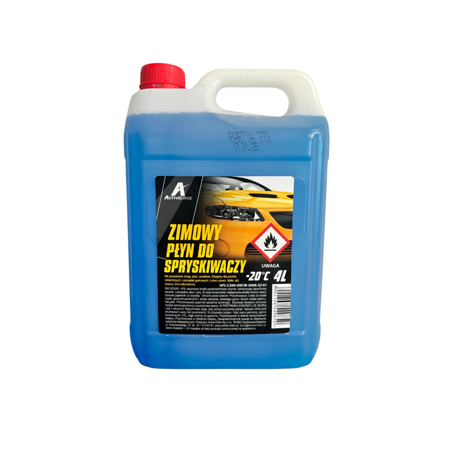 Płyn do spryskiwaczy zimowy 4L