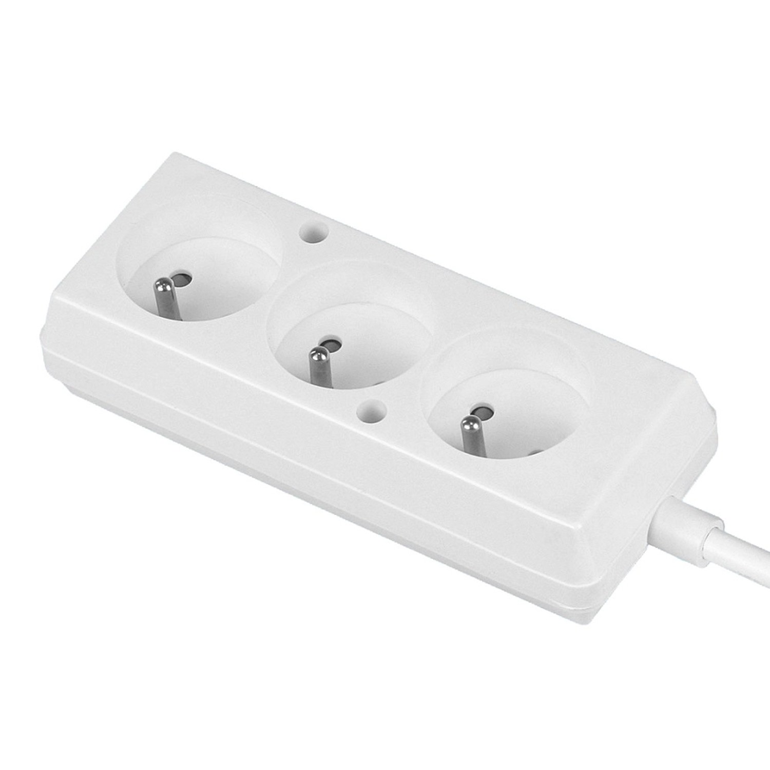 Jonex Przedłużacz listwowy 3-gniazdkowy 3 m biały