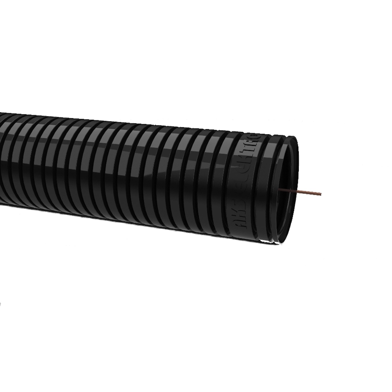 Rura karbowana RKGS 16 czarna 750N z pilotem 25mb