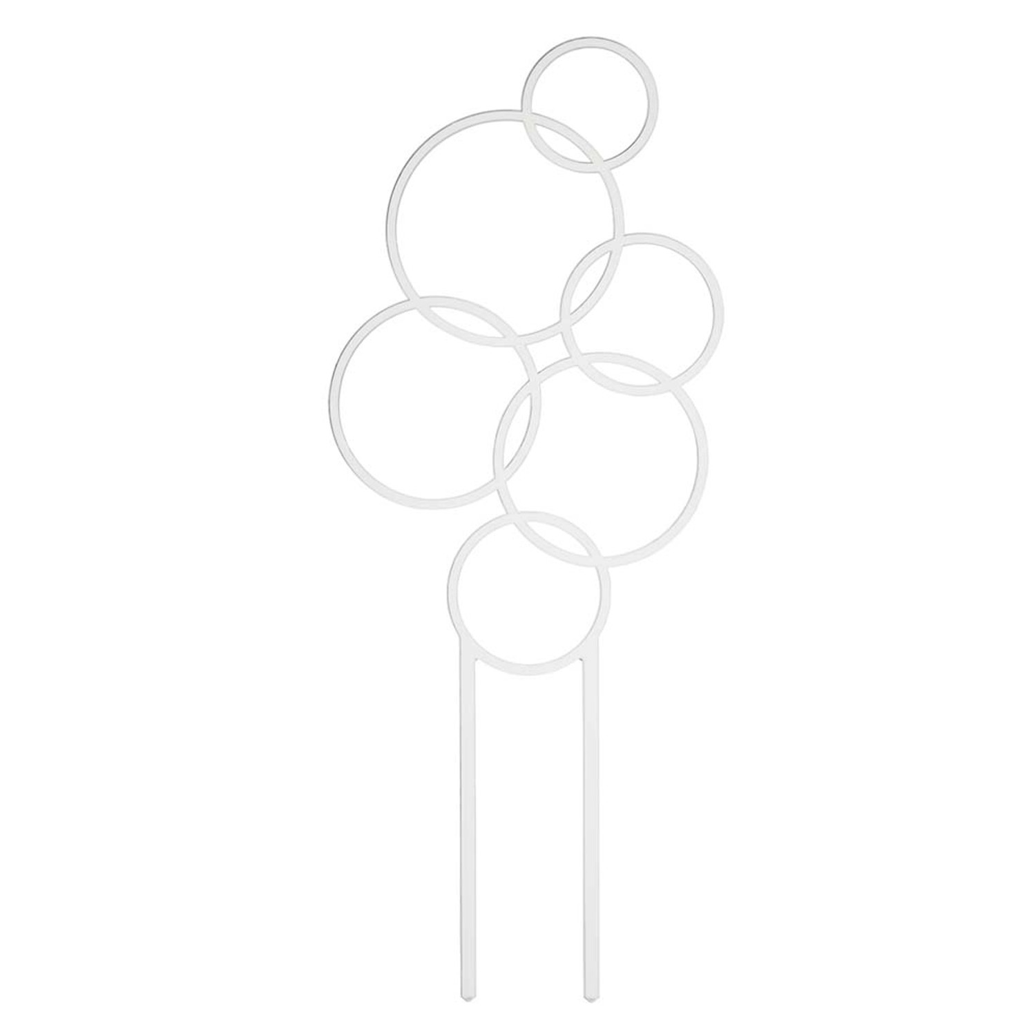 Podpora do roślin okręgi bezbarwny - 15 x 37,5 cm