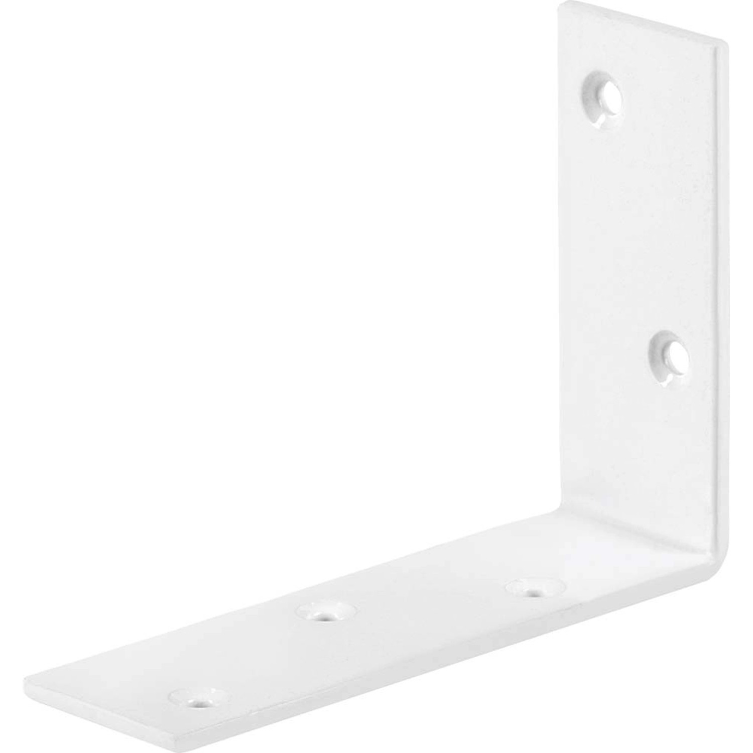 Kątownik konstrukcyjny 100 mm / 75 mm x 30 mm biały powleczony proszkowo