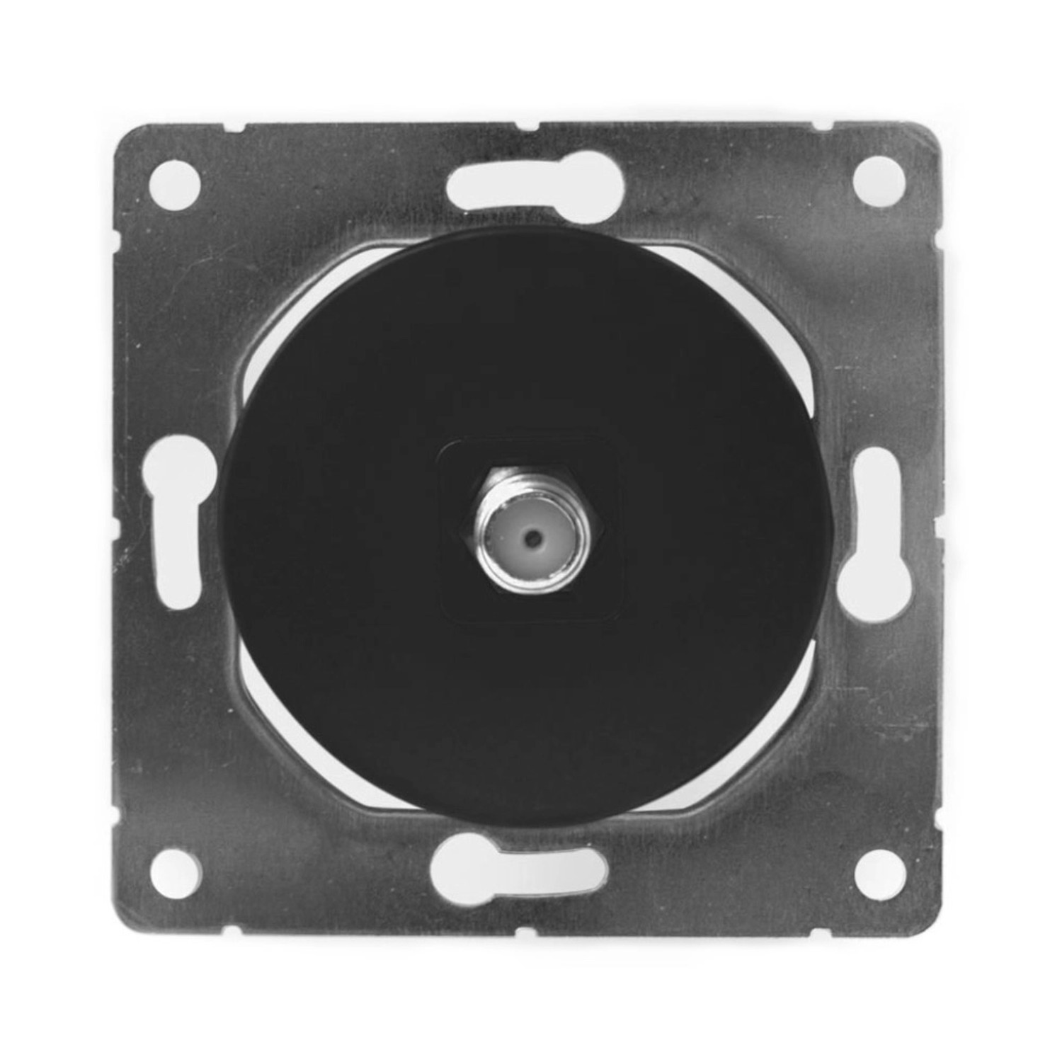 Electromalt Gniazdo Oval SAT czarne