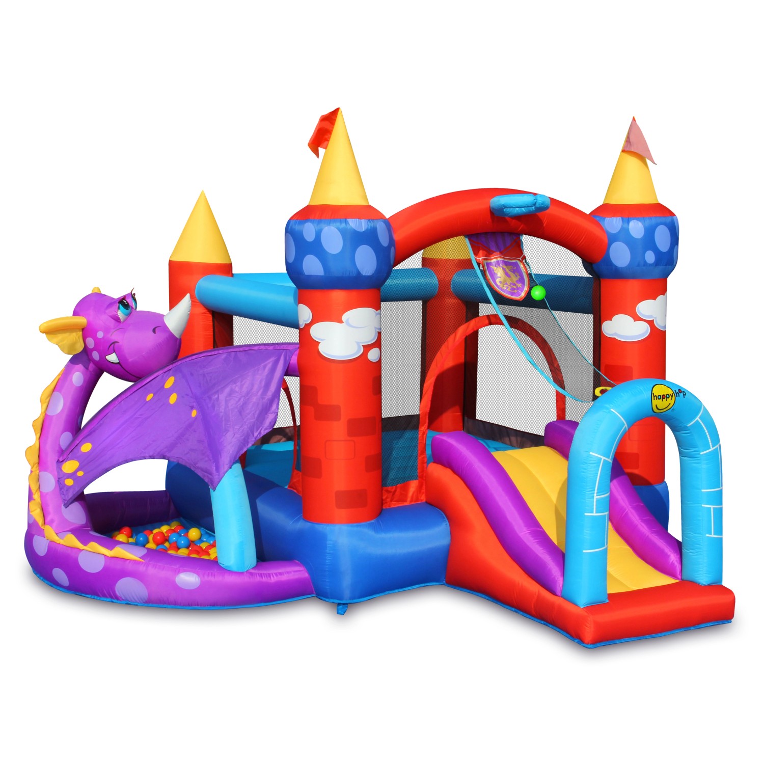 Dmuchany plac zabaw SMOK - 350 x 350 cm