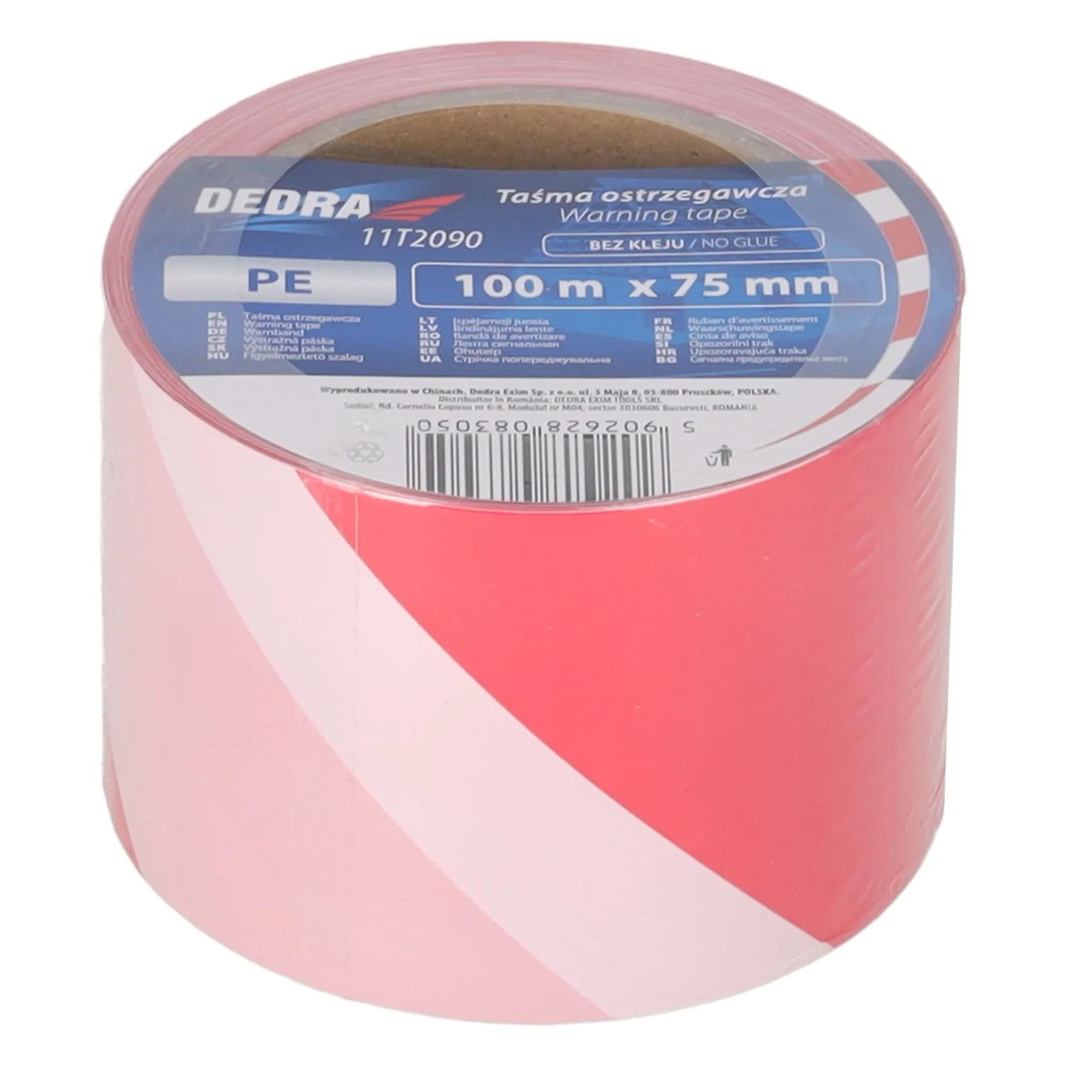 Dedra Taśma ostrzegawcza 11T2090 - 75 mm x 100 m