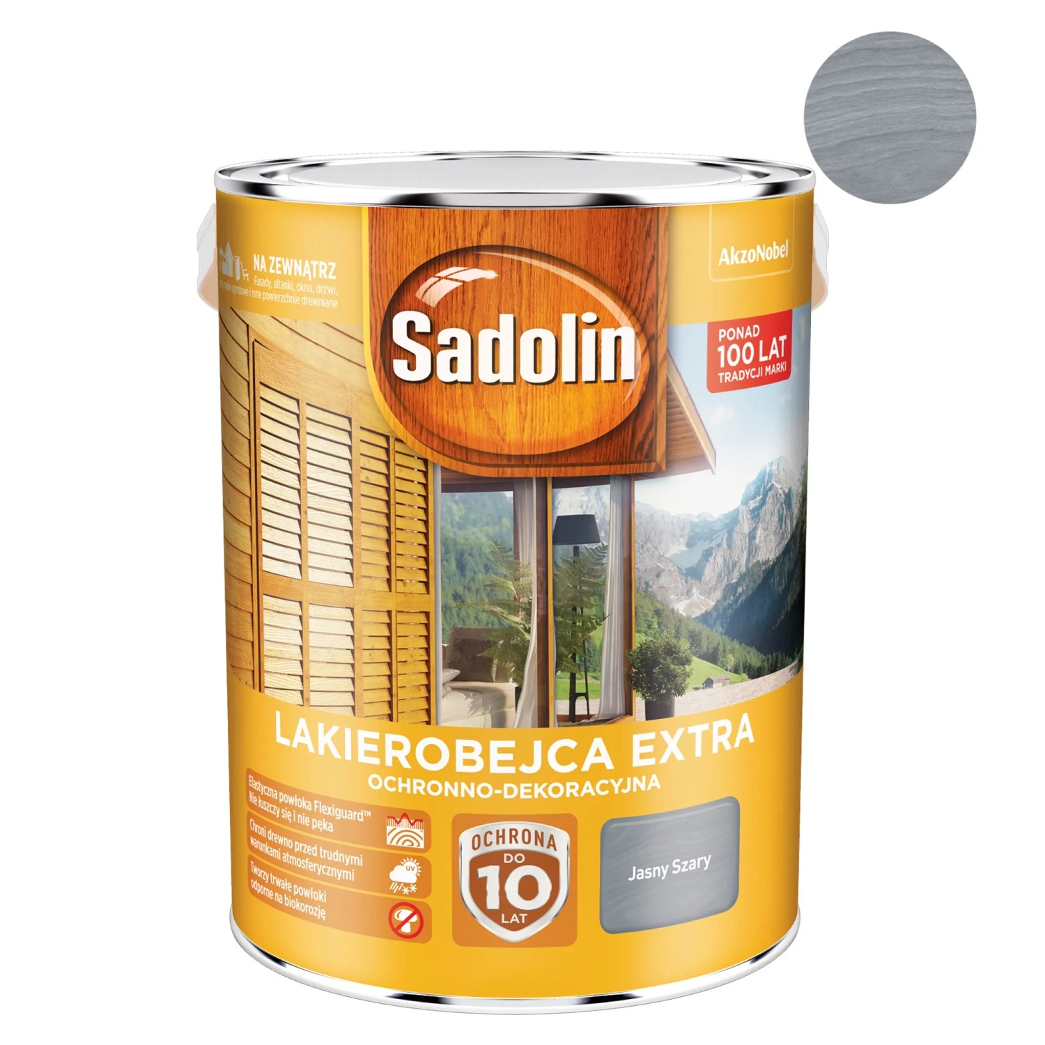 Sadolin Lakierobejca Extra jasnoszara 5 l