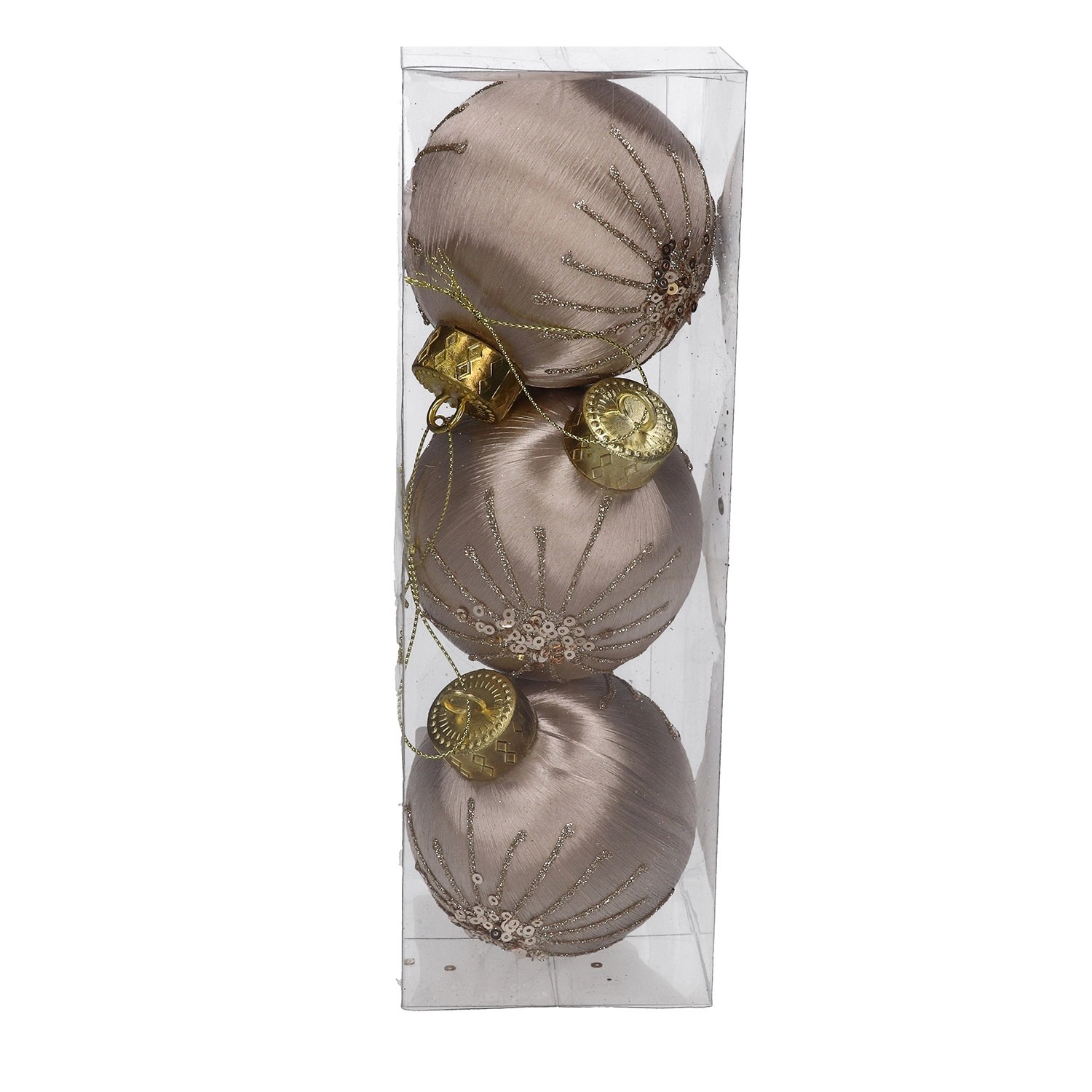 Bombki styropianowe 8 cm - 3 szt.