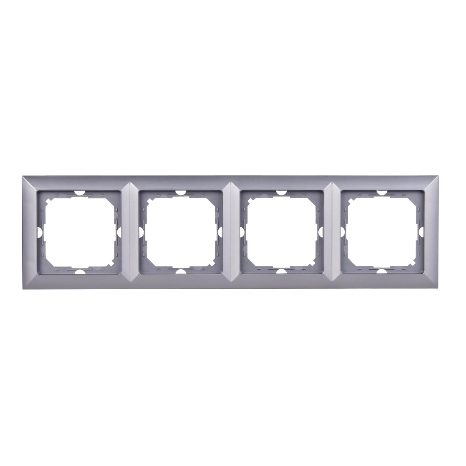 Ramka Perła poczwórna srebrna