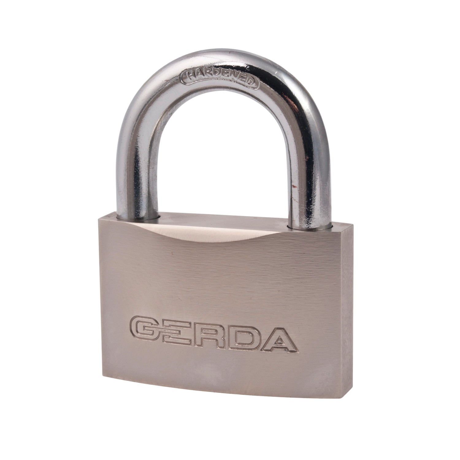 Gerda Kłódka pałąkowa wzmocniona S 70 mosiężna