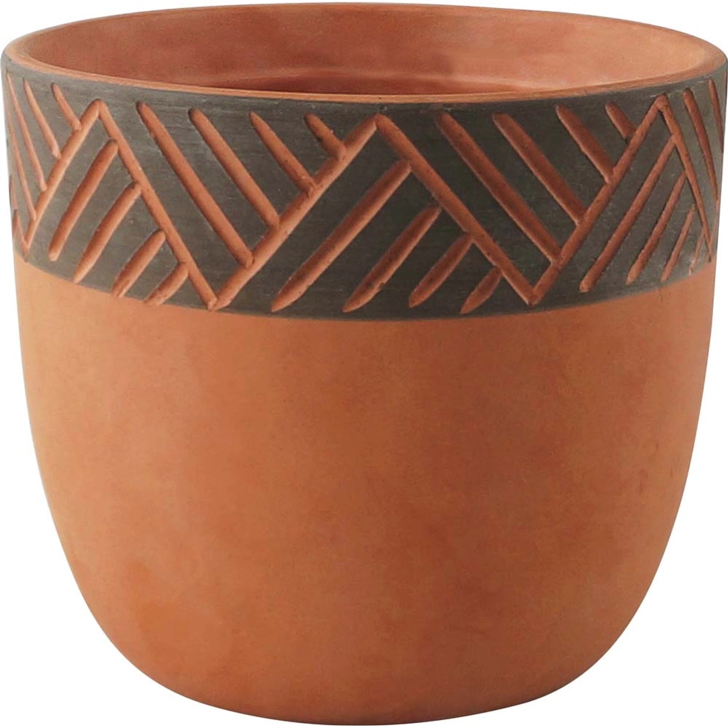 Osłonka Terra Brown Rim - śr. 13,5 cm