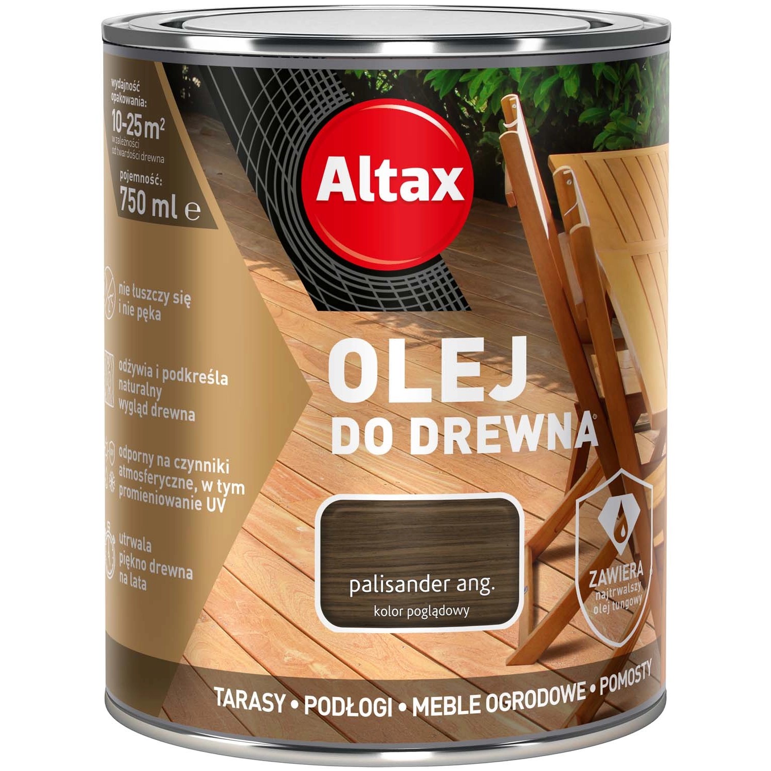 Altax Olej do drewna palisander angielski 0,75L