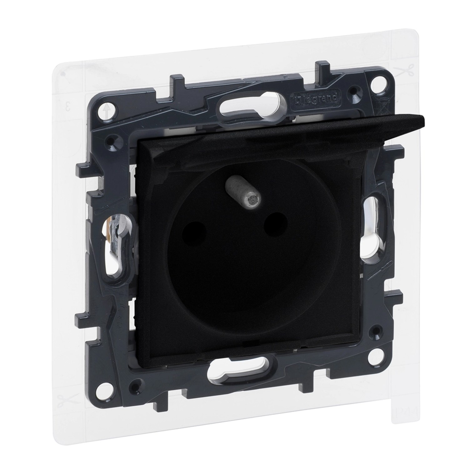 Niloe Step Gniazdo 2P+Z - IP44 16 A - 230 V bez przesłony, zaciski śrubowe, czar