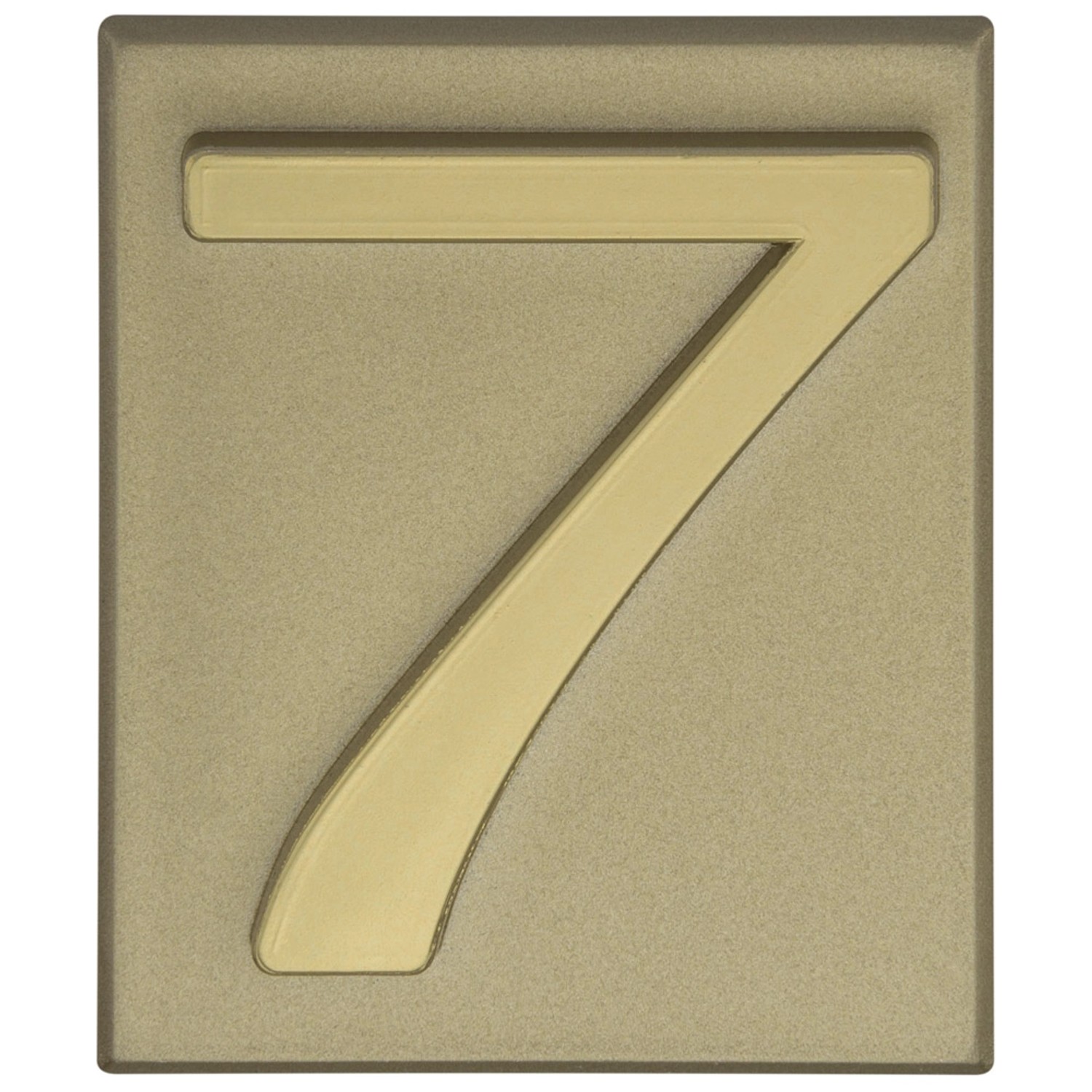 Metro Cyfra 7 plastikowa samoprzylepna oliwka wys. 4,7cm