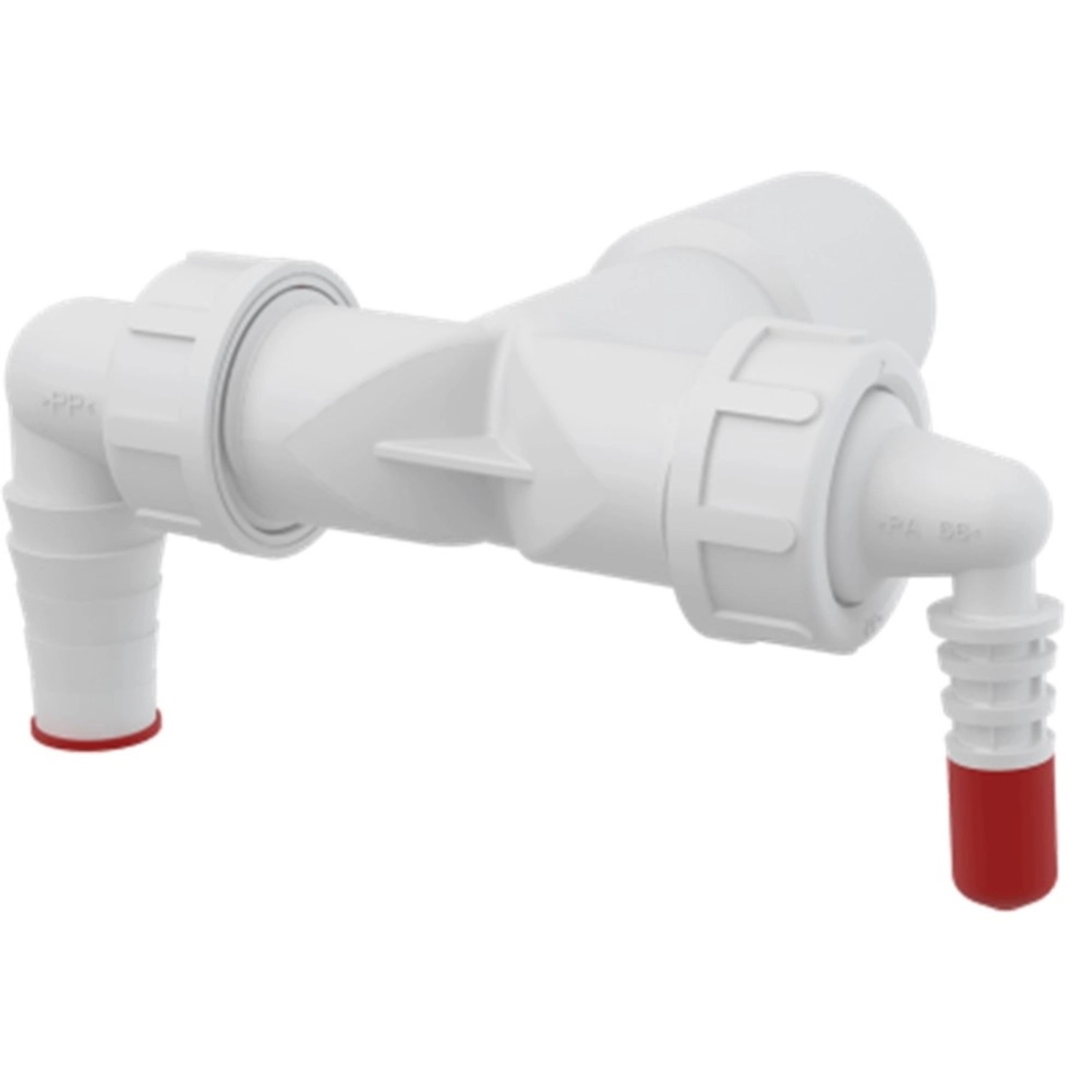 Adapter podwójny do podłączenia pralki/suszarki/zmywarki itp. HT DN40/DN32