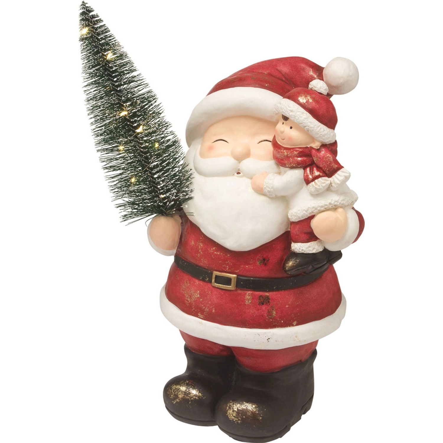 Figurka LED MIKOŁAJ - wys. 36 cm