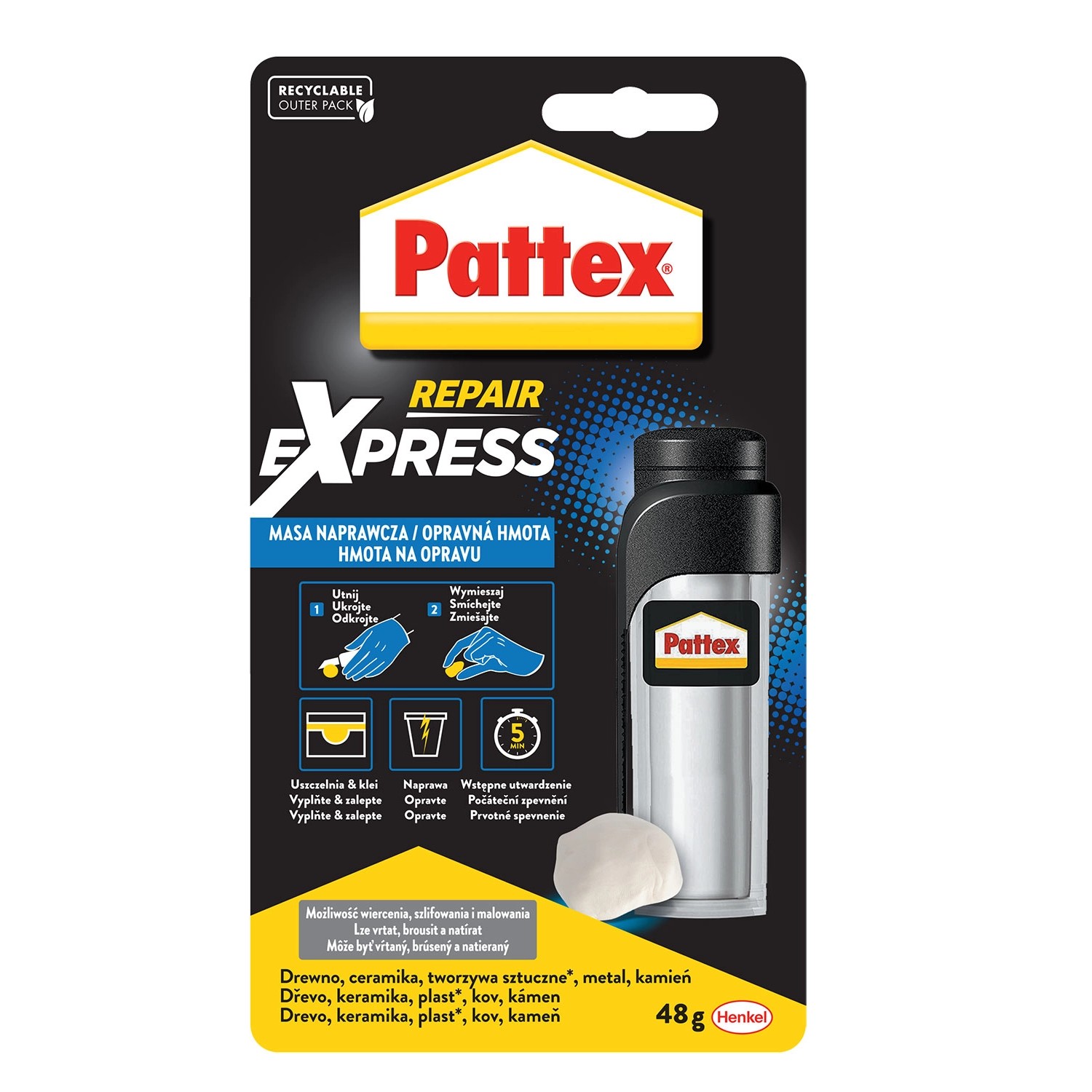 Pattex Masa epoksydowa Repair Express 48 g