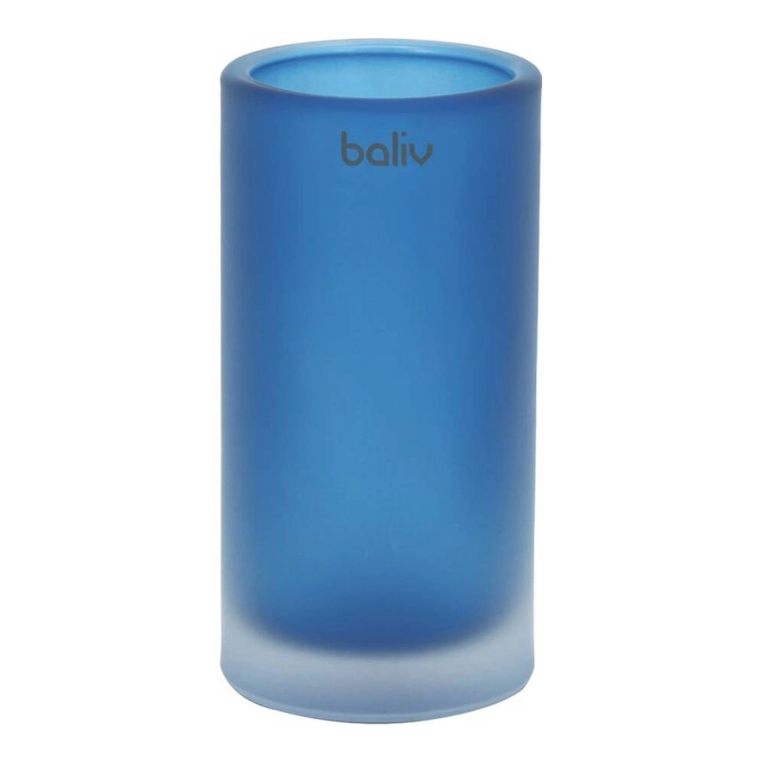 Baliv Kubek łazienkowy niebieskie szkło