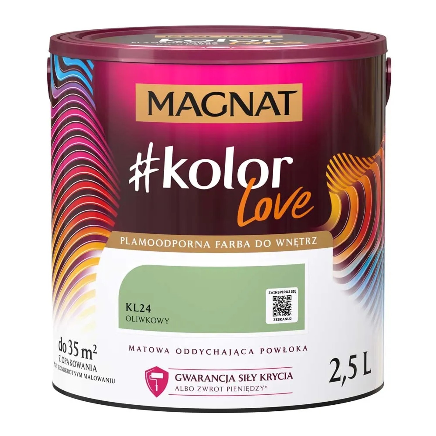 Farba Magnat KolorLove oliwkowy 2,5 l