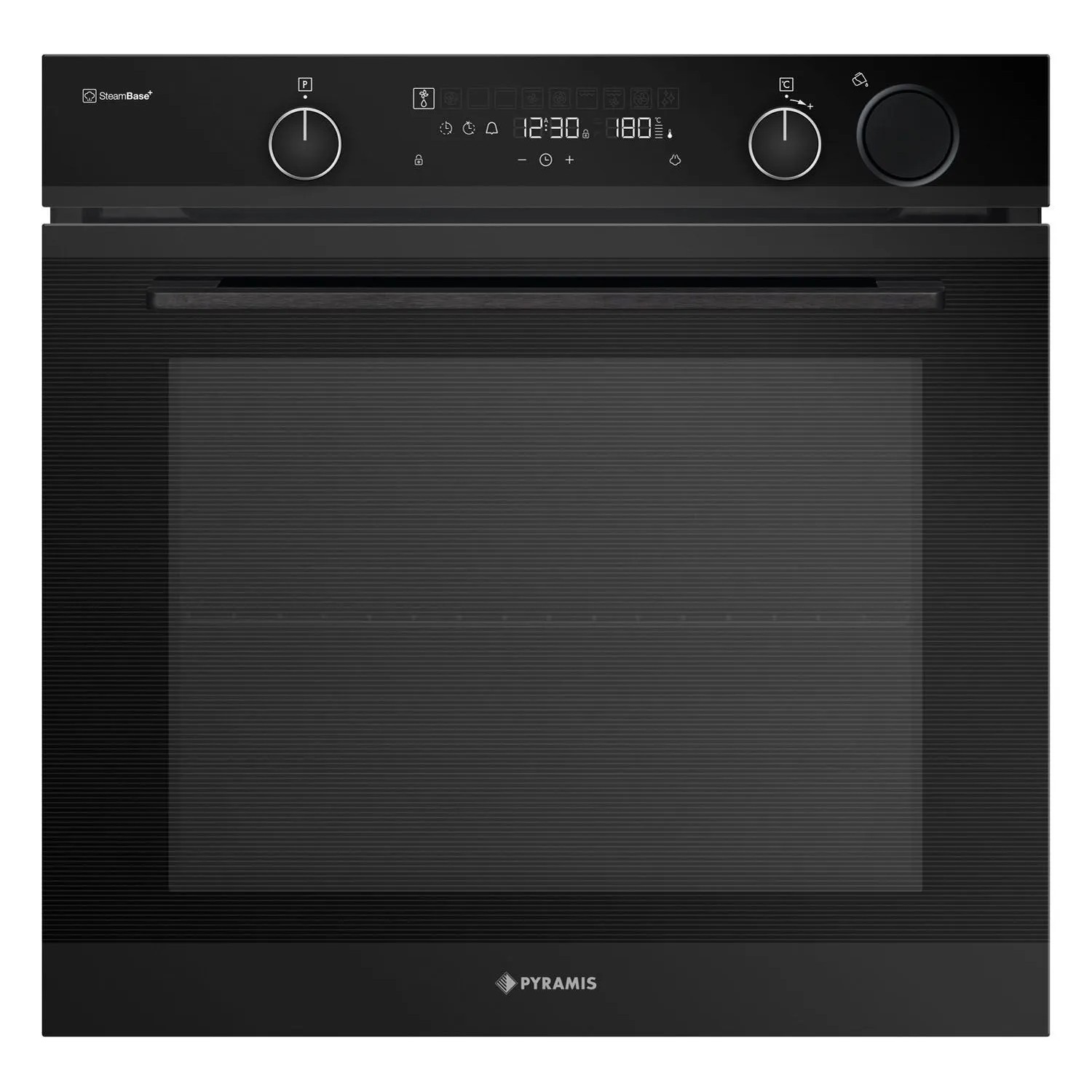 Pyramis Piekarnik do zabudowy PO78104010EBLM czarny 59,5 cm