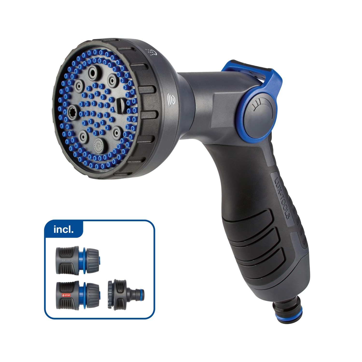 Zestaw do zraszania z pistoletem 5-funcyjnym