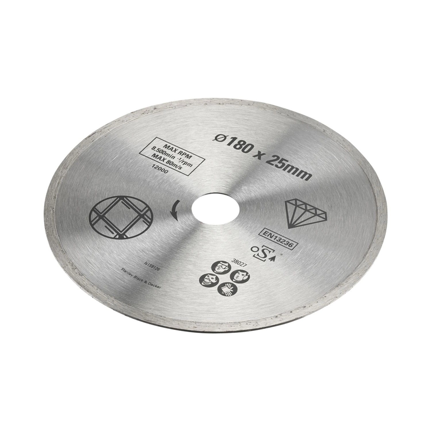 Stanley Tarcza diamentowa do płytek ceramicznych 180 mm