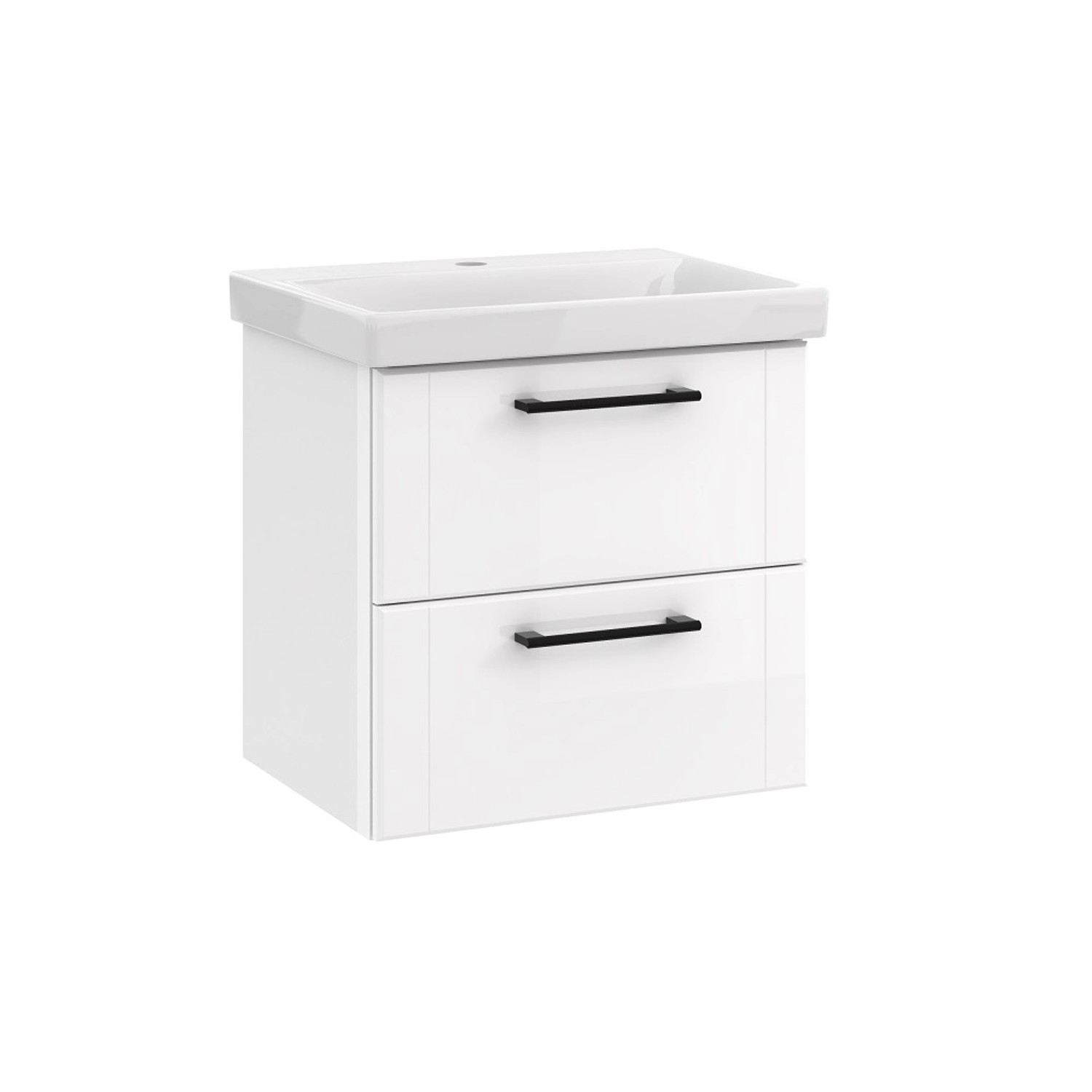 Mirano Zestaw Łazienkowy Diora Szafka Z Umywalką Biała 50 Cm