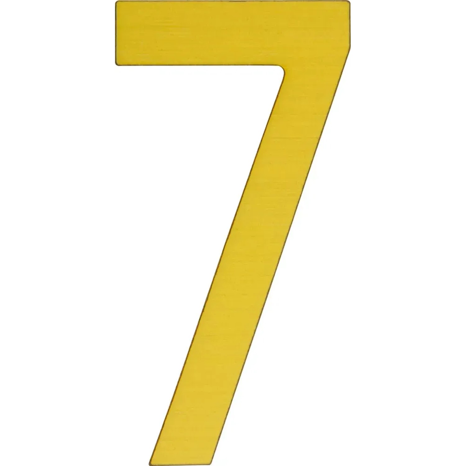 Metro Cyfra złota szczotkowana 7 50 mm