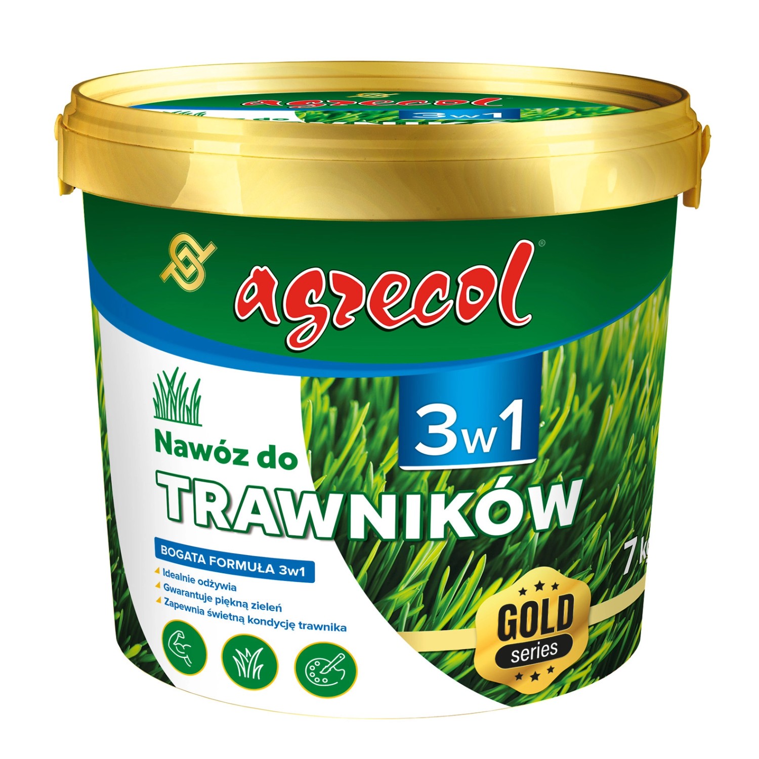 Agrecol Nawóz do trawników 3w1 7 kg