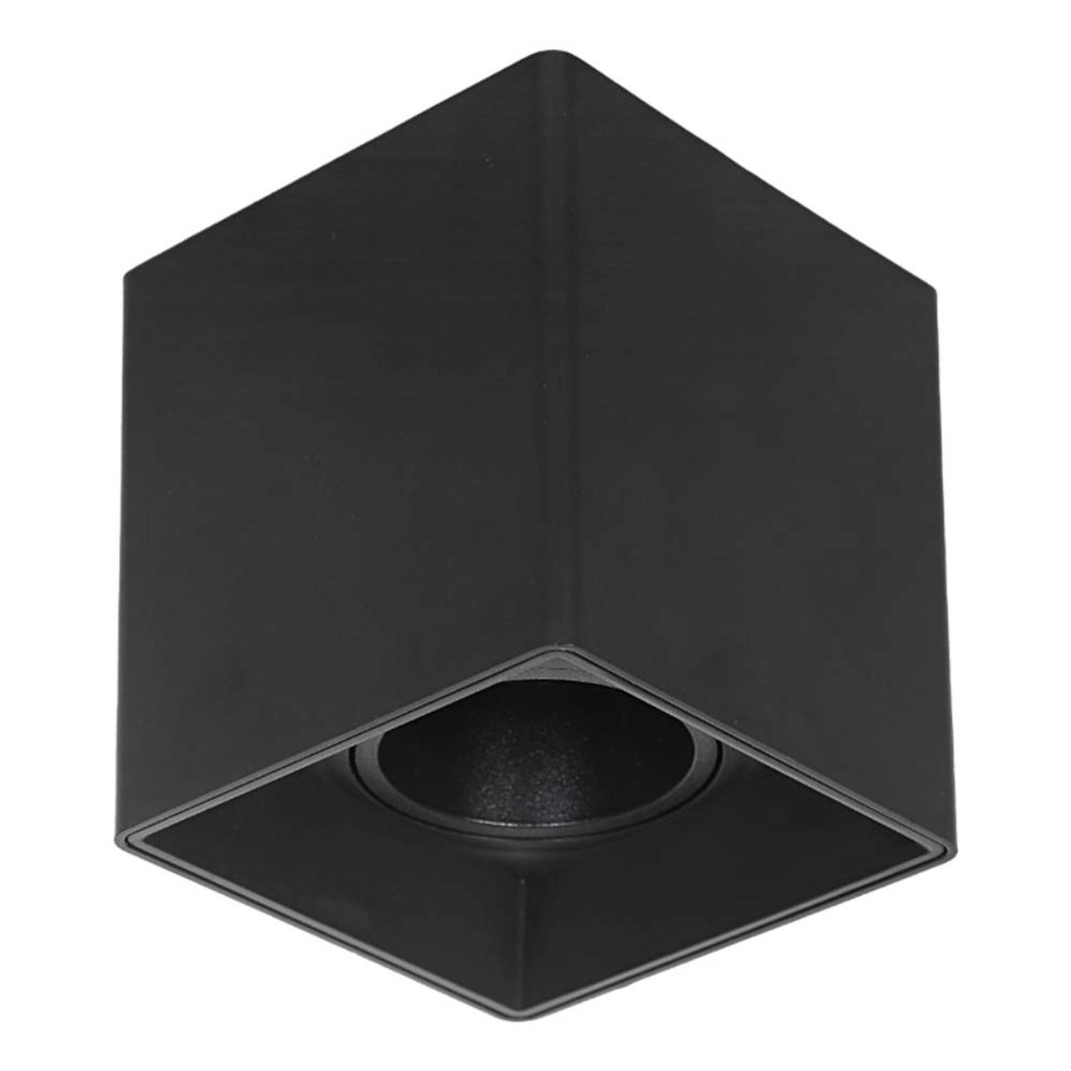 DPM Ramka do oprawy ruchoma GU10/MR16 natynkowa kwadrat czarna