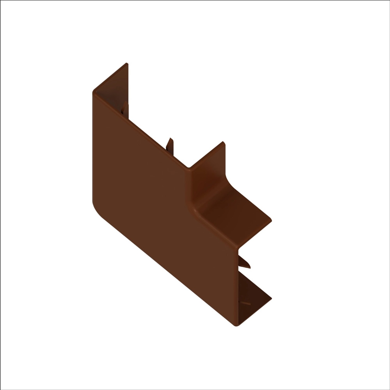 Łącznik kątowy drewno ciemne 15/25 DC